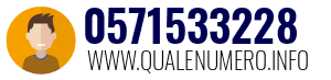 Numero di telefono 0571533228 0571533228