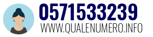 Numero di telefono 0571533239 0571533239