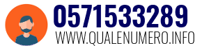 Numero di telefono 0571533289 0571533289