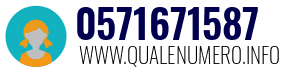 Numero di telefono 0571671587 0571671587