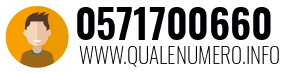 Numero di telefono 0571700660 0571700660