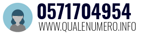 Numero di telefono 0571704954 0571704954