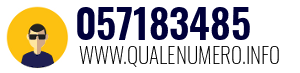 Numero di telefono 057183485 057183485