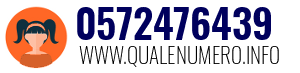 Numero di telefono 0572476439 0572476439