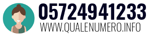 Numero di telefono 05724941233 05724941233
