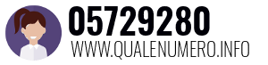 Numero di telefono 05729280 05729280
