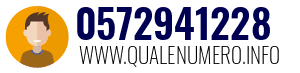 Numero di telefono 0572941228 0572941228