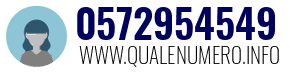 Numero di telefono 0572954549 0572954549