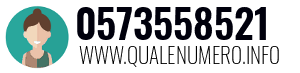 Numero di telefono 0573558521 0573558521