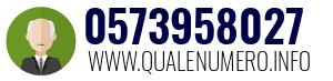 Numero di telefono 0573958027 0573958027