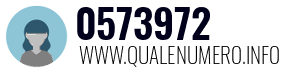 Numero di telefono 0573972 0573972