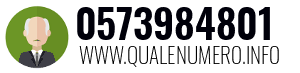 Numero di telefono 0573984801 0573984801