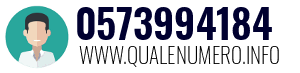Numero di telefono 0573994184 0573994184