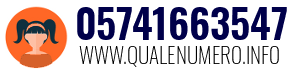 Numero di telefono 05741663547 05741663547