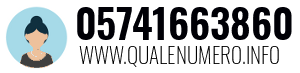 Numero di telefono 05741663860 05741663860