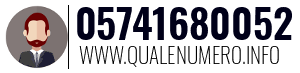 Numero di telefono 05741680052 05741680052