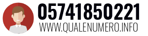Numero di telefono 05741850221 05741850221