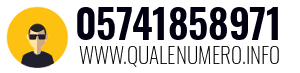 Numero di telefono 05741858971 05741858971
