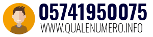 Numero di telefono 05741950075 05741950075