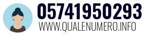 Numero di telefono 05741950293 05741950293