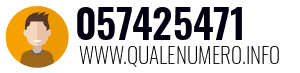 Numero di telefono 057425471 057425471