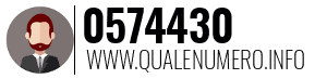 Numero di telefono 0574430 0574430