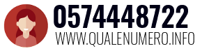 Numero di telefono 0574448722 0574448722