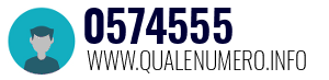 Numero di telefono 0574555 0574555