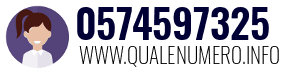 Numero di telefono 0574597325 0574597325