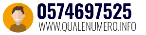 Numero di telefono 0574697525 0574697525