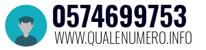 Numero di telefono 0574699753 0574699753