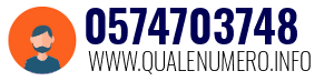 Numero di telefono 0574703748 0574703748