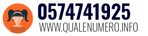 Numero di telefono 0574741925 0574741925