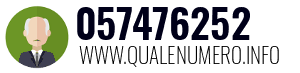 Numero di telefono 057476252 057476252