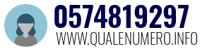 Numero di telefono 0574819297 0574819297