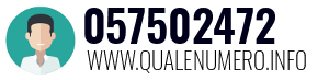 Numero di telefono 057502472 057502472