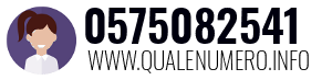 Numero di telefono 0575082541 0575082541