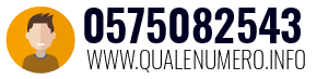 Numero di telefono 0575082543 0575082543
