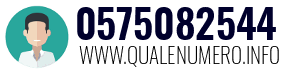 Numero di telefono 0575082544 0575082544