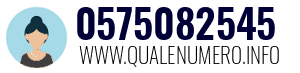 Numero di telefono 0575082545 0575082545