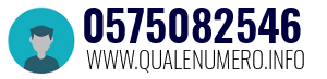 Numero di telefono 0575082546 0575082546