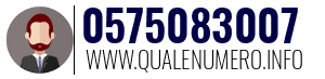 Numero di telefono 0575083007 0575083007