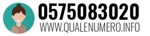 Numero di telefono 0575083020 0575083020