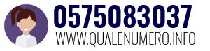 Numero di telefono 0575083037 0575083037