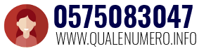 Numero di telefono 0575083047 0575083047