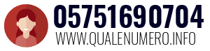Numero di telefono 05751690704 05751690704