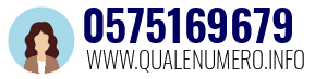 Numero di telefono 0575169679 0575169679