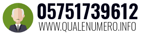 Numero di telefono 05751739612 05751739612