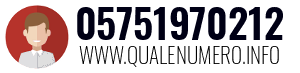 Numero di telefono 05751970212 05751970212