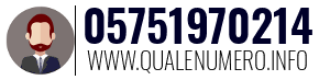 Numero di telefono 05751970214 05751970214